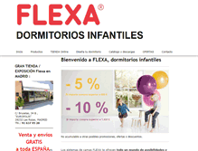 Tablet Screenshot of flexamuebles.com